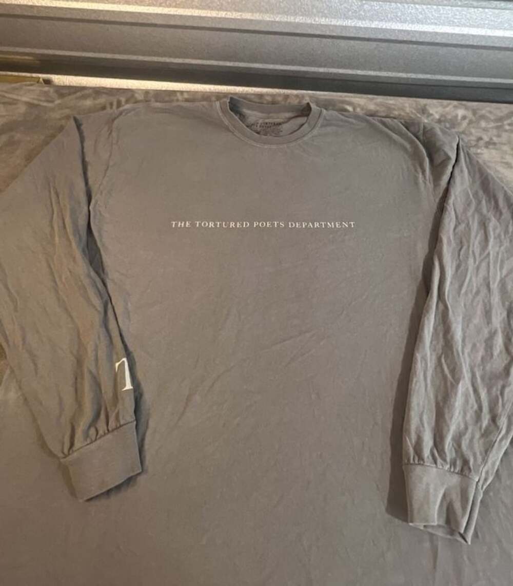 Taylor Swift The Tortured Poets Department Long Sleeve Shirt Size 2X-Large